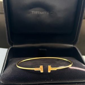 Tiffany T wire bracelet - 18K gold